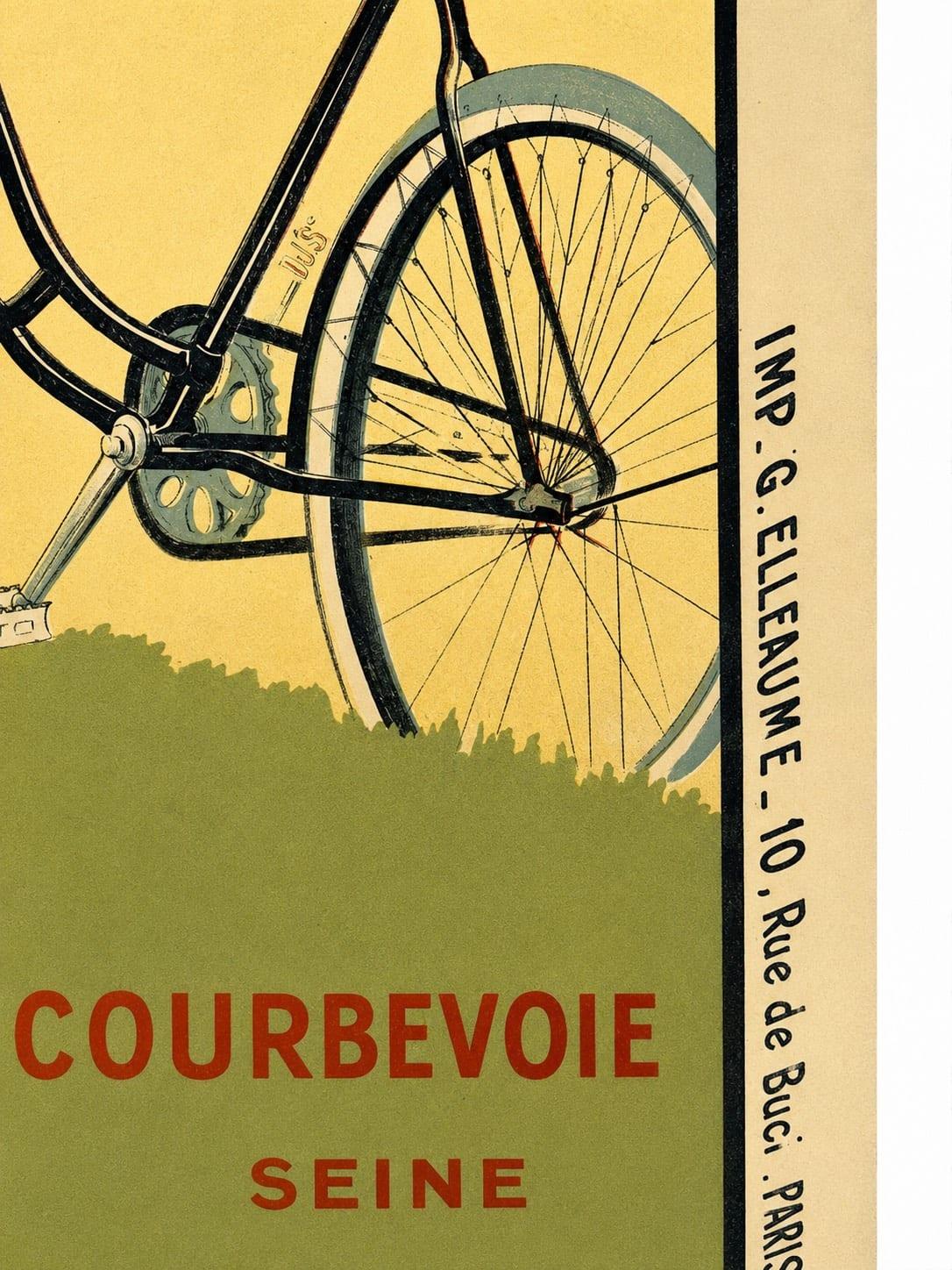 Rare Original Griffon · Courbevoie Advertising Lithograph · view 4